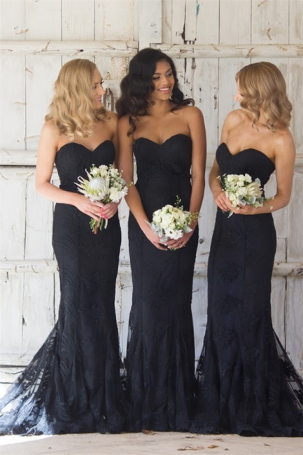 Sweetheart Pretty Cheap Bridesmaid Dresses UK Lace Spring Maid Of Honor Dresses Online
