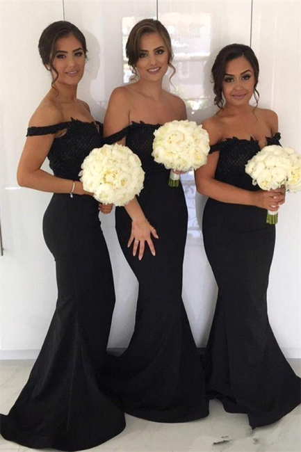 New Cheap Maid of Honor Dresses | Off-the-Shoulder Spring Bridesmaids Dresses
