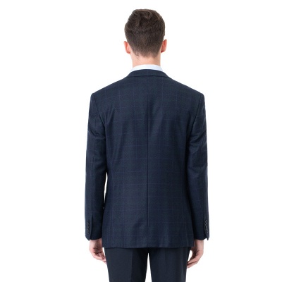 Two Button Single Breasted Peak Lapel Fashion Groomsman Two-piece Suit UK_3
