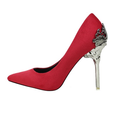 Modern Pionted Toe High Heel Hollowout Wedding Shoes UK_3
