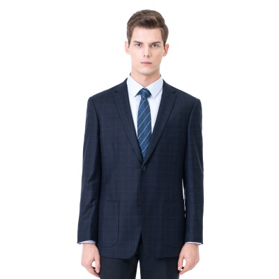 Two Button Single Breasted Peak Lapel Fashion Groomsman Two-piece Suit UK_1