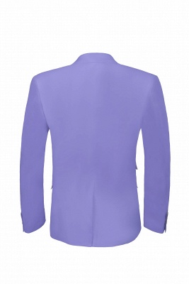Lavender Peak Lapel Bespoke Back Vent Two Button Casual Suit UK_6