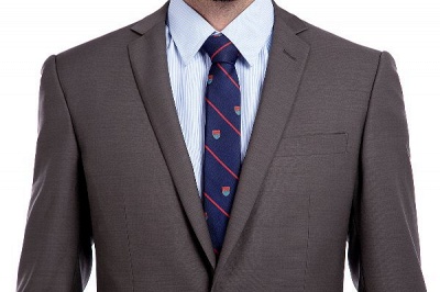 New Single Breasted Tailored Men Business Suit | Slim Fit 3 Pocket Peak Lapel Groomsman Custom Suits For Man_4