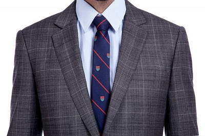 New Trendy Bespoke High Quality Grey Checks Suit for Men | Fashion Peak Lapel 2 Pocket Single Breasted UK Wedding Suit_4