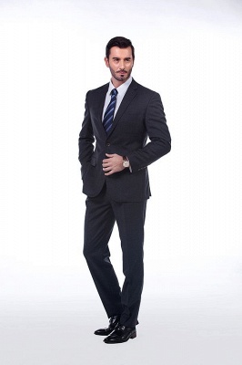 Luxury High Quality Grey Plaid Customized suit UK For Men | Single Breasted Peak Lapel Groomsman Popular UK Wedding Suit_1