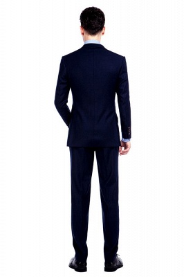 Navy Blue Notched Lapel 3 Pocket High Quality Suit for Men | New Arriving Single Breasted Slim Fit Best BestmansBritish Men Suit_4