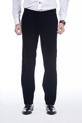 Black Velvet Shawl Collar High Quality Custom British Men Suit | Latest Design One Button Groomsman UK Wedding Suit_8