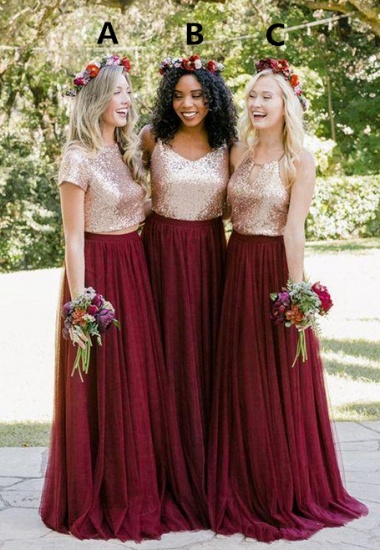 New Series Long Bridesmaids Dresses | Beautiful Sequined Bridesmaids Dresses_3