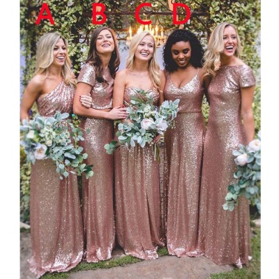 Mix & Match Sequin Bridesmaid Dresses UK,cheap Bridesmaid Dresses UK Floor Length_3