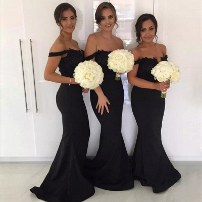 New Cheap Maid of Honor Dresses | Off-the-Shoulder Spring Bridesmaids Dresses_3